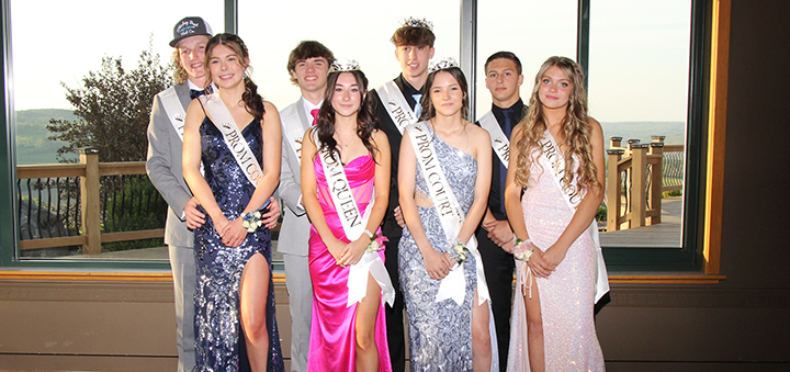 Otselic Valley Central School presents 2023 Prom Royalty and Prom Court